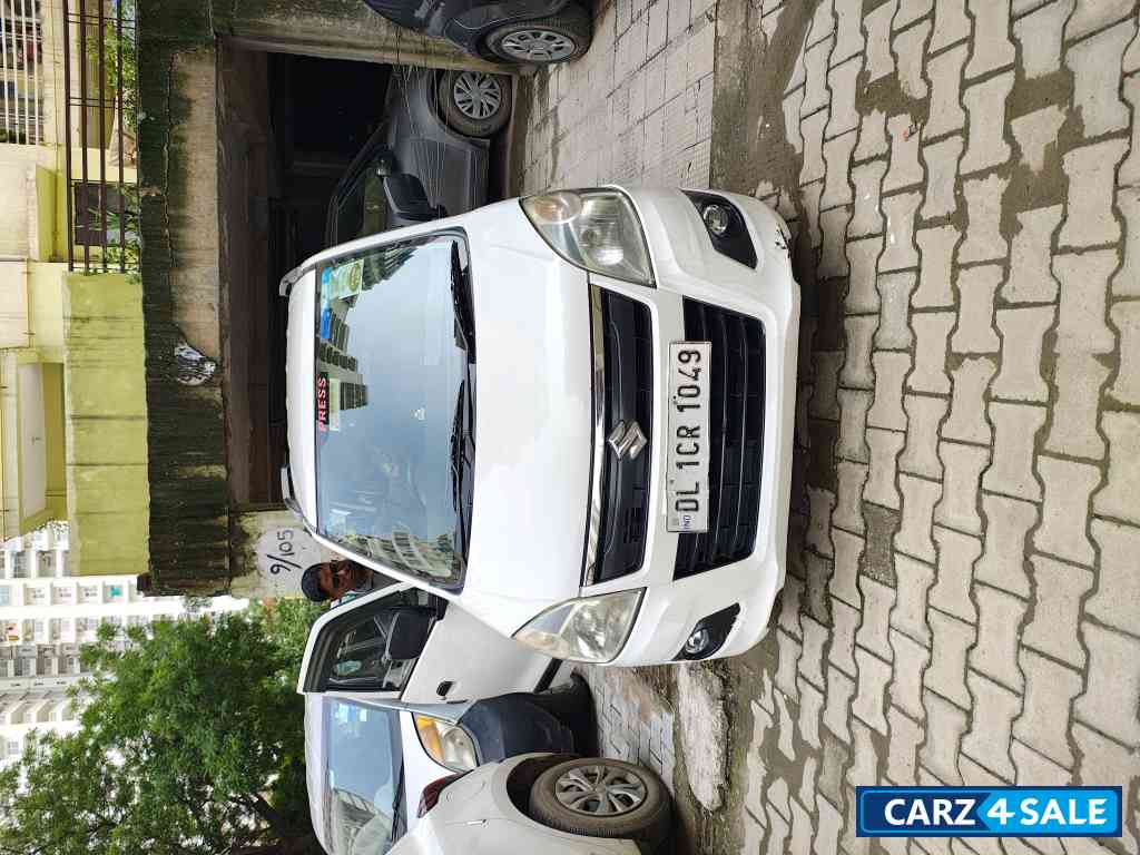 White Maruti Suzuki Wagon R Maruti WagonR LXI Petrol 2014