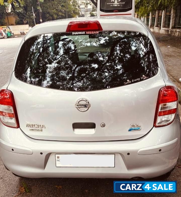 Silver Nissan Micra Active XL