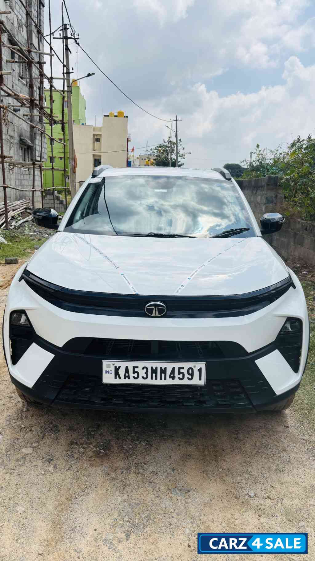 White Tata Nexon Smart plus S 1.2 petrol turbo