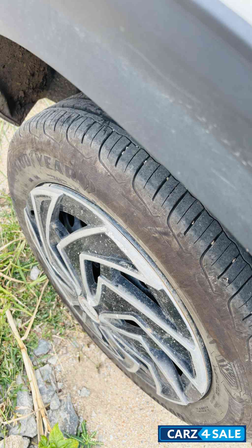 White Tata Nexon Smart plus S 1.2 petrol turbo