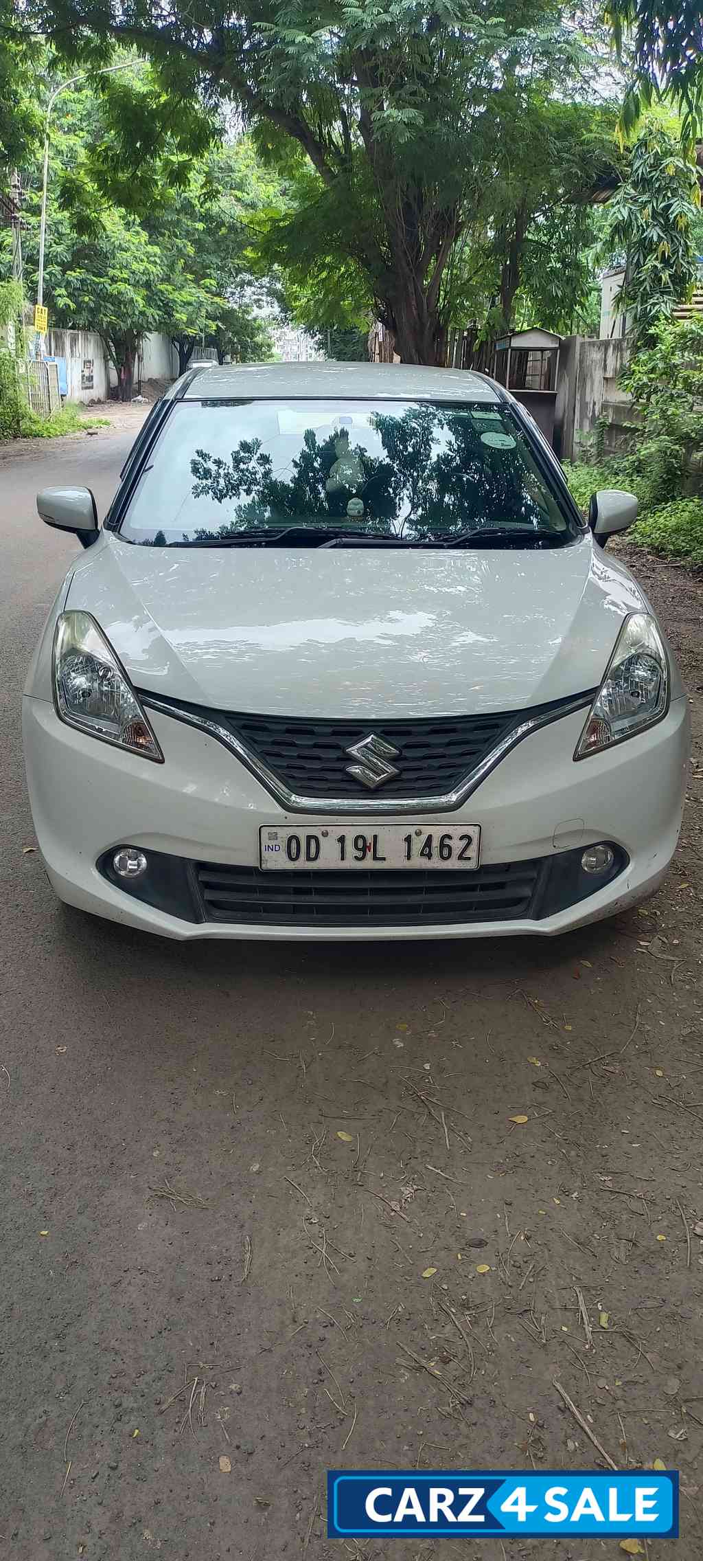 White Maruti Suzuki Baleno Delta 1.2 petrol