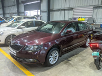 Maroon Skoda Superb 1.8 TSI Elegance Petrol Manual