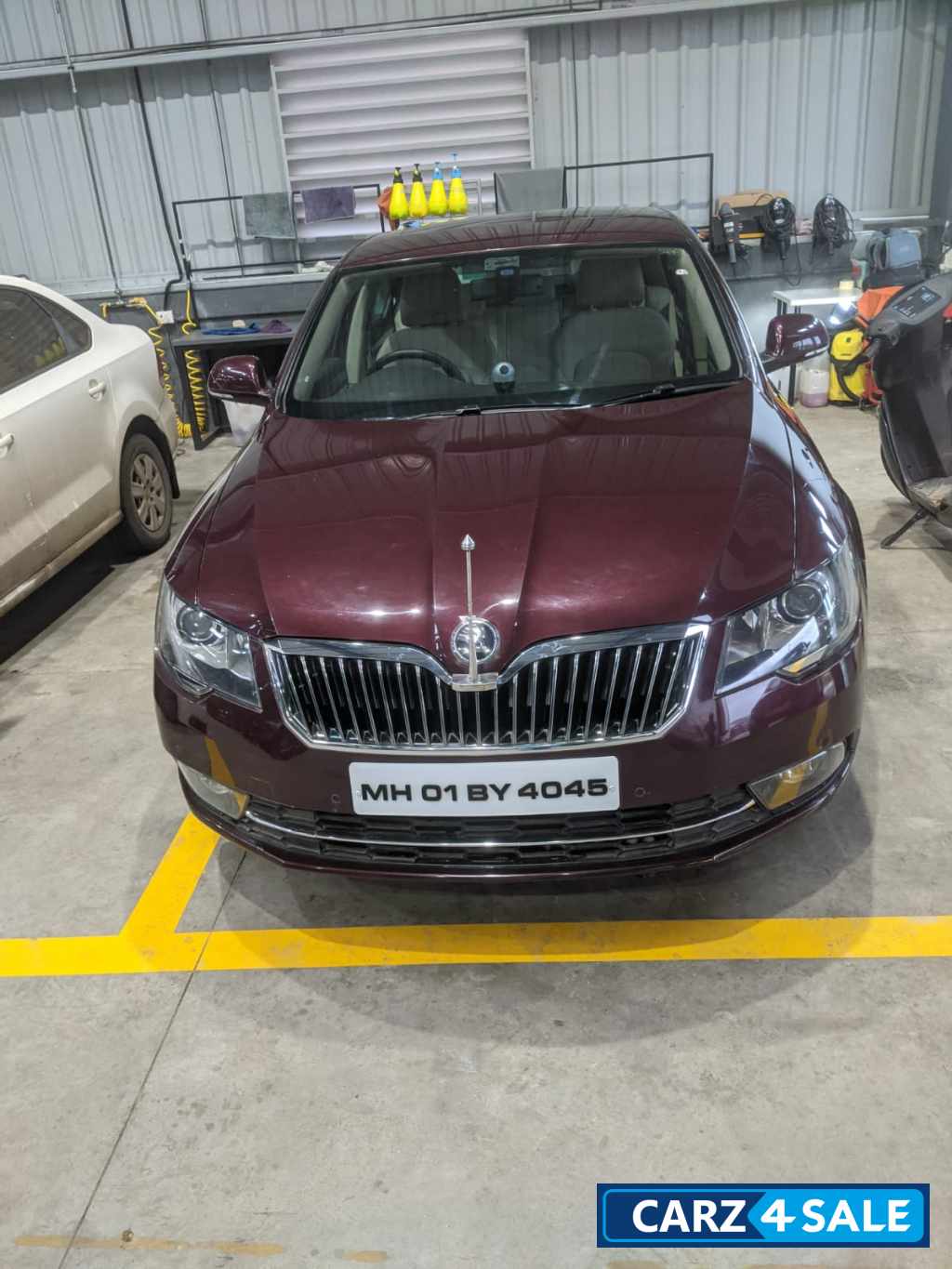 Maroon Skoda Superb 1.8 TSI Elegance Petrol Manual