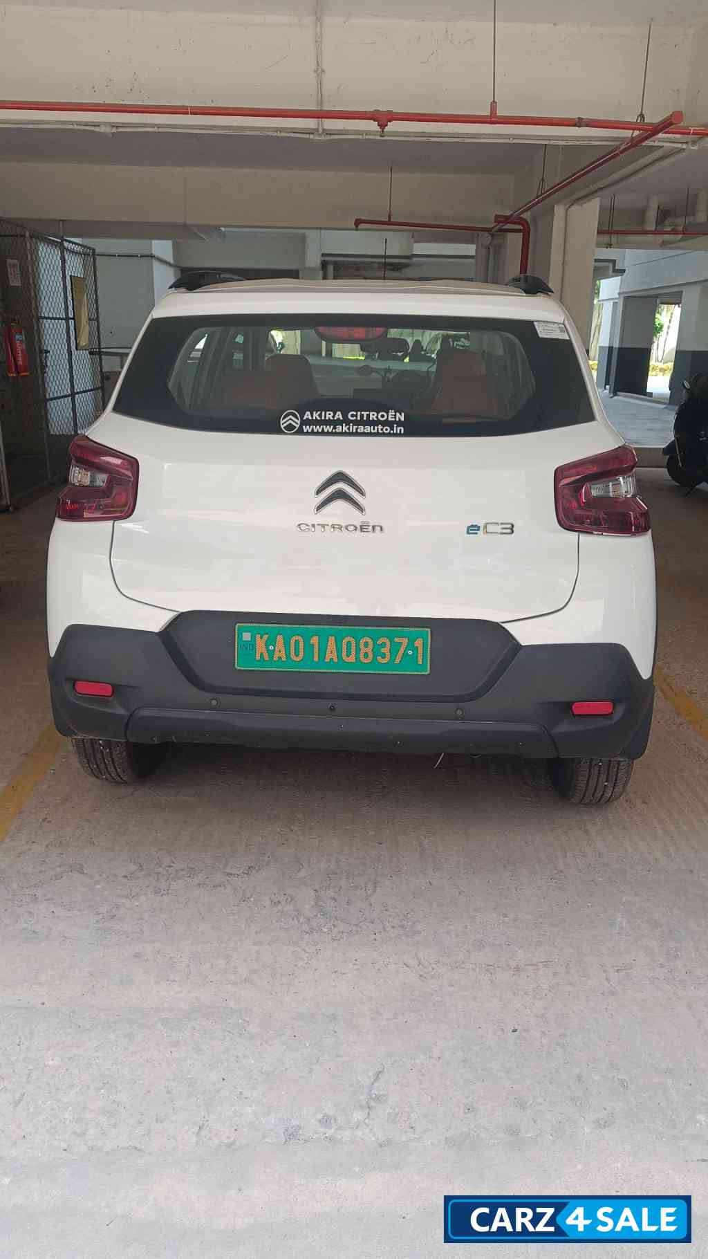 White Citroen E-C3 Commercial