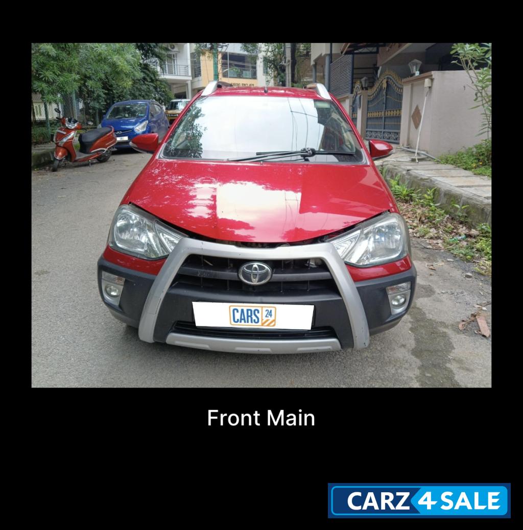 Red Toyota Etios Cross 1.4vd