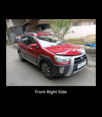 Red Toyota Etios Cross 1.4vd