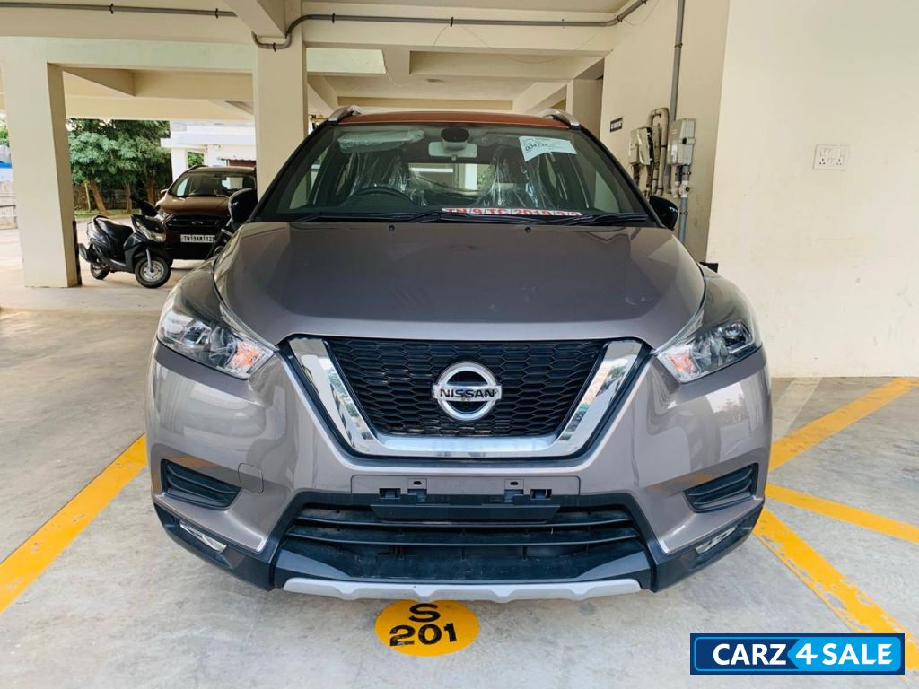 Grey With Orange Nissan Kicks XV Premium (O) D