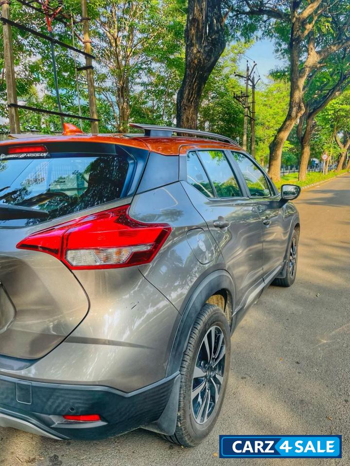 Grey With Orange Nissan Kicks XV Premium (O) D