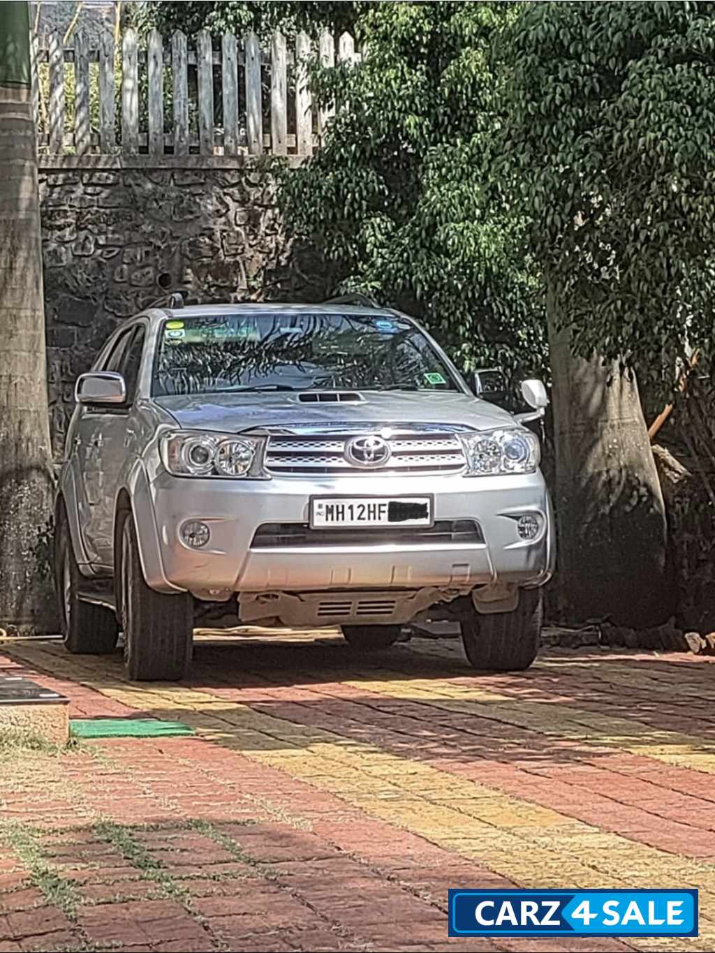 Metallic Silver Toyota Fortuner Manual 4 wheel drive