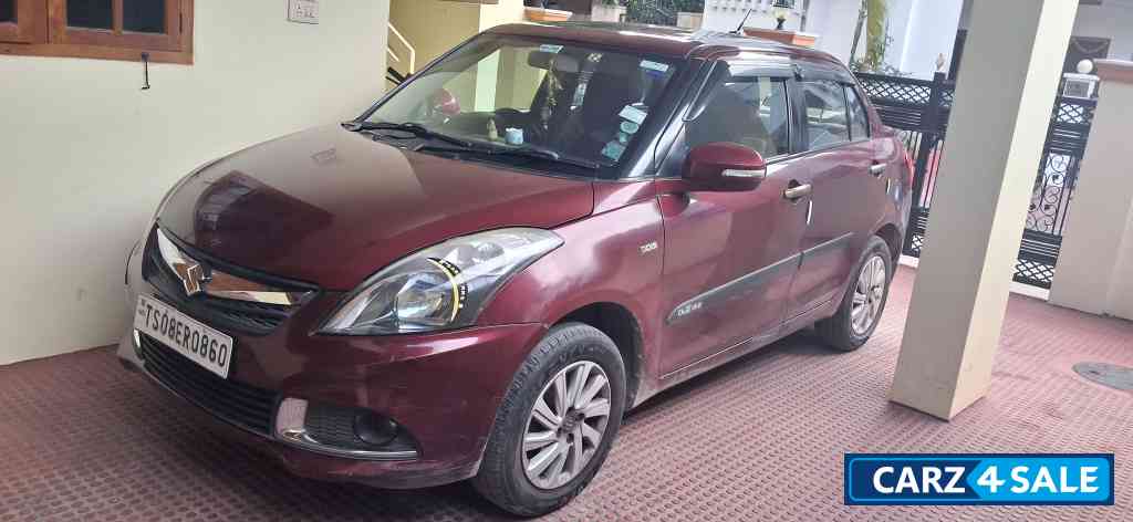 Maroon Red Maruti Suzuki Dzire ZDI