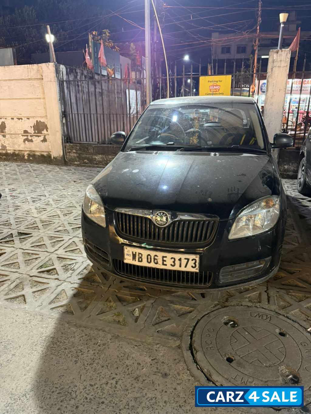 Black Skoda Fabia Active