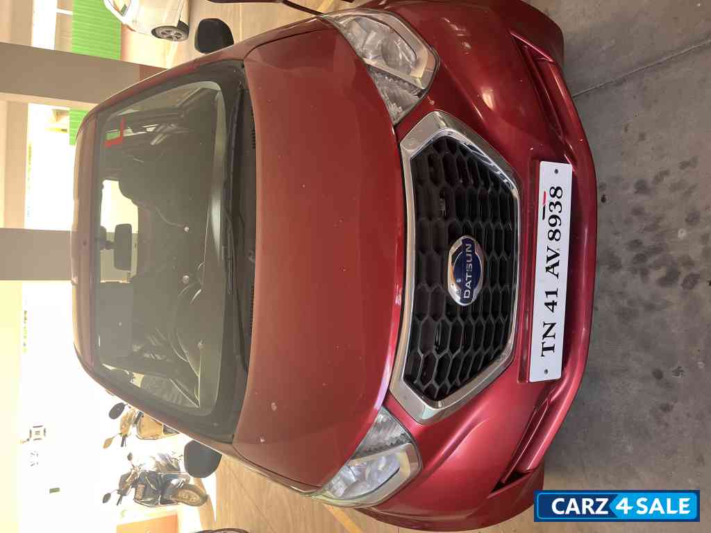 Red Datsun Redi-GO A