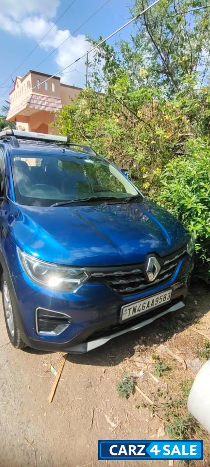 Electric Blue Renault Triber RXZ PETROL EASY-R 1.0L