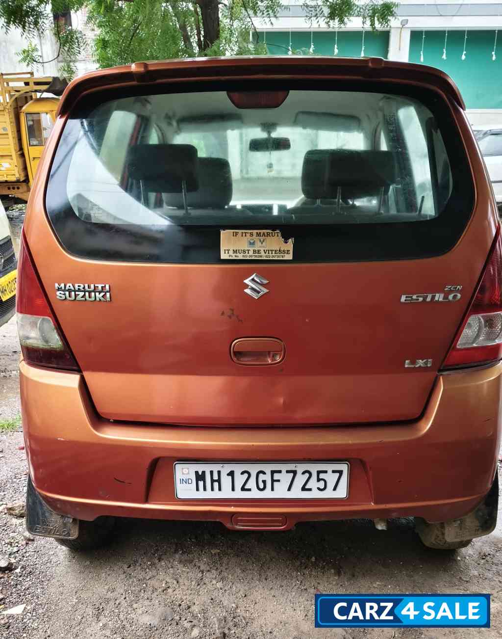 Red Maruti Suzuki Zen Estilo LXI