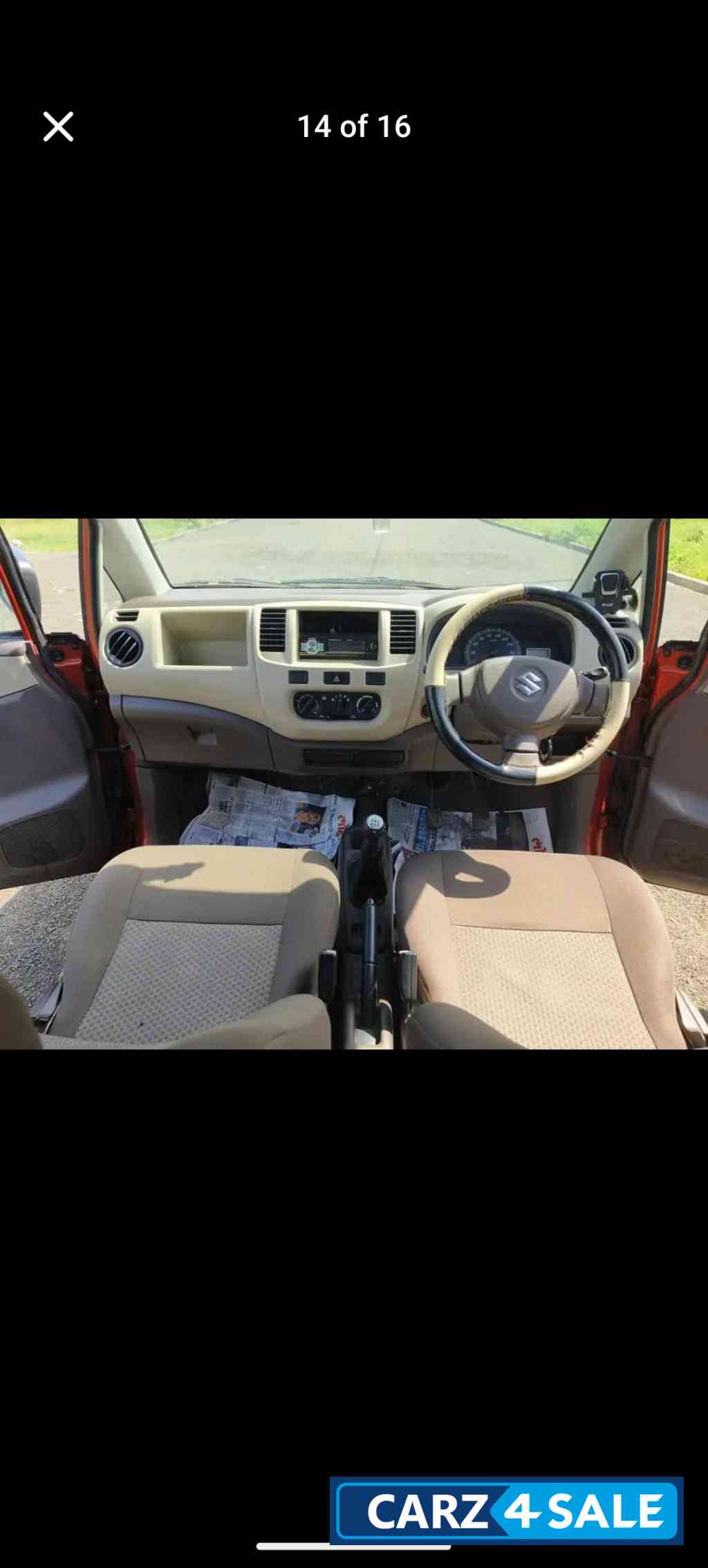 Red Maruti Suzuki Zen Estilo LXI