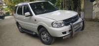 White Tata Safari Dicor