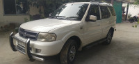 White Tata Safari Dicor