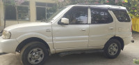 White Tata Safari Dicor