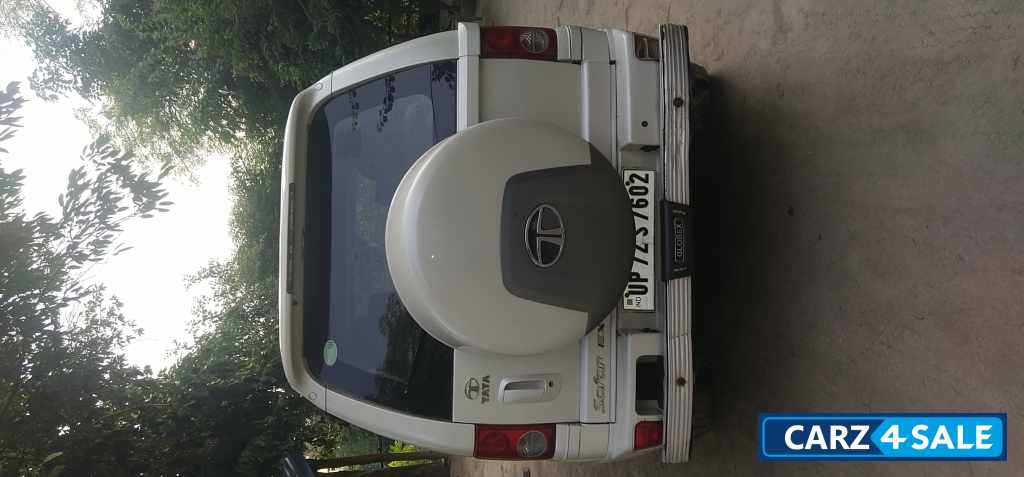 White Tata Safari Dicor