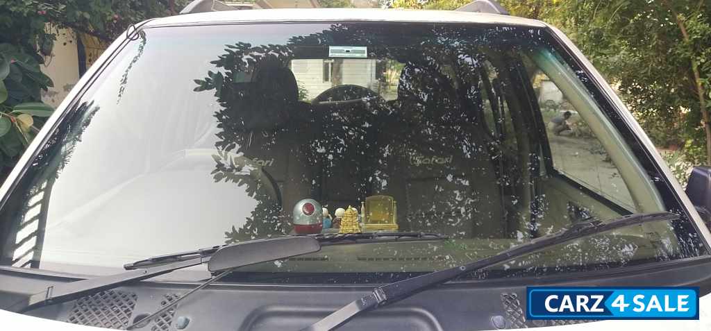 White Tata Safari Dicor