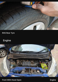 Blue Hyundai Eon Sports