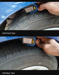 Blue Hyundai Eon Sports