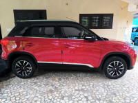 Red And Black Maruti Suzuki Vitara Brezza Zxi+ AT