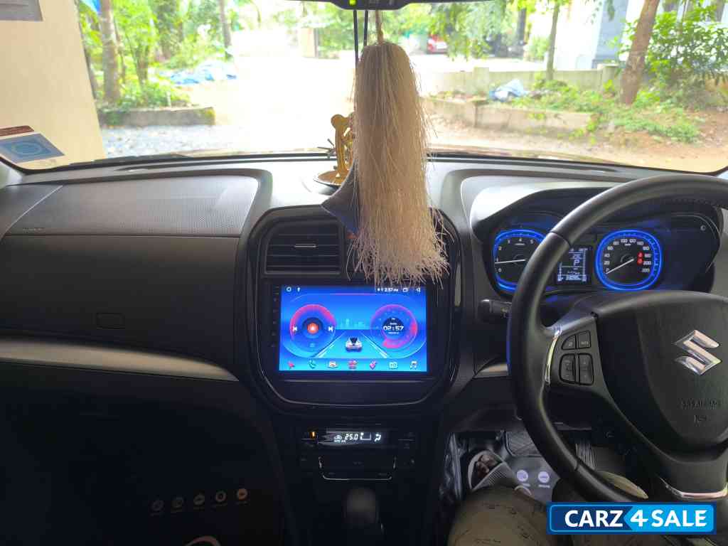 Red And Black Maruti Suzuki Vitara Brezza Zxi+ AT