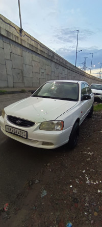 Whight Hyundai Accent Hyundai Accent exicutive 1495cc petrol engine.