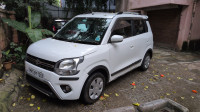 White Maruti Suzuki Wagon R Zxi+ AMT 1.2