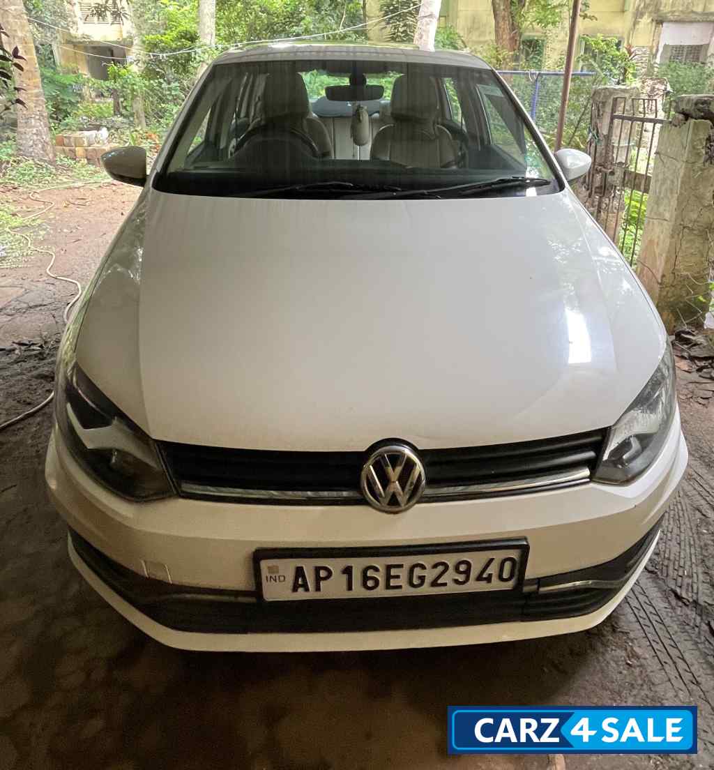 White Volkswagen Ameo