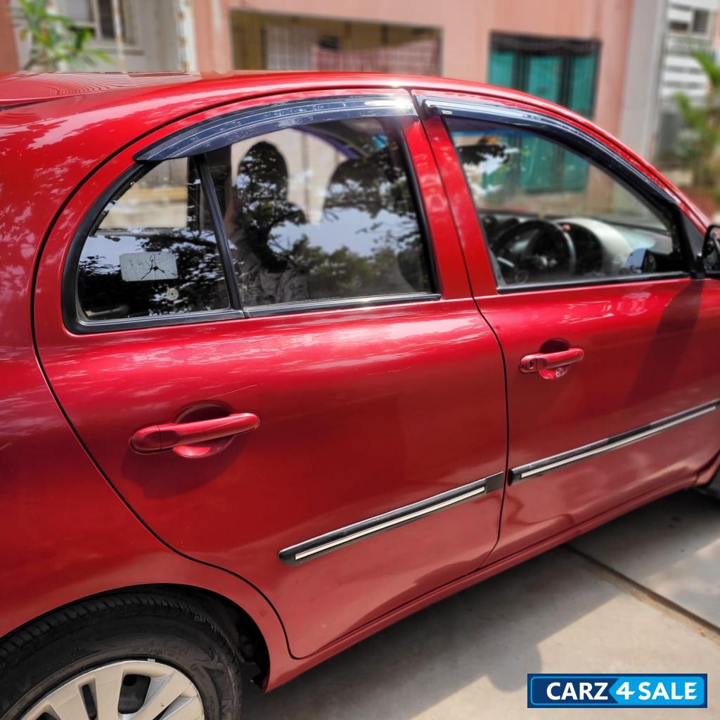 Brick Red Nissan Micra XV safety Pack