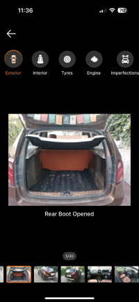 Woodland. Brown Renault Duster 110 RxZ Diesel