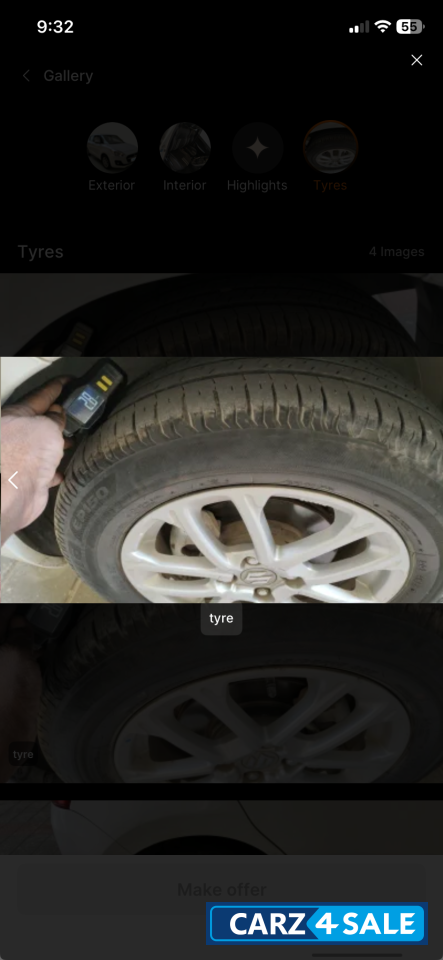 Pearl Attic White Maruti Suzuki Swift Zxi amt