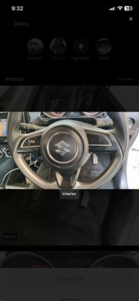 Pearl Attic White Maruti Suzuki Swift Zxi amt