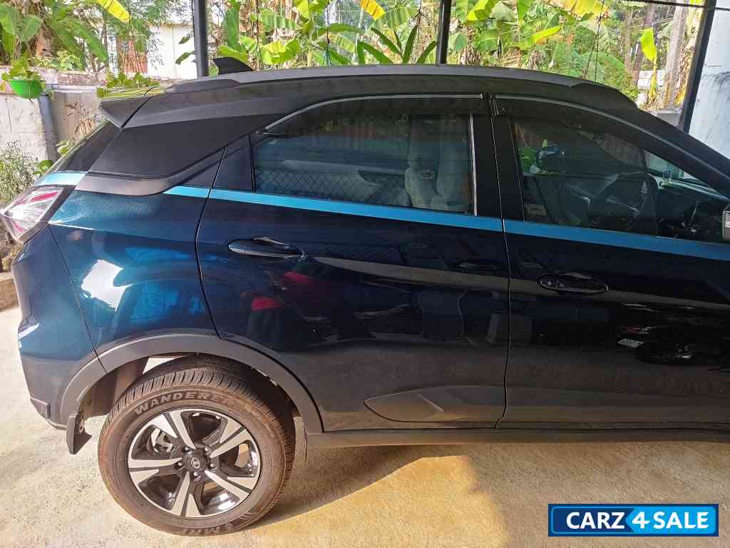 Teal Blue Tata Nexon ev2.0 xz+ lux