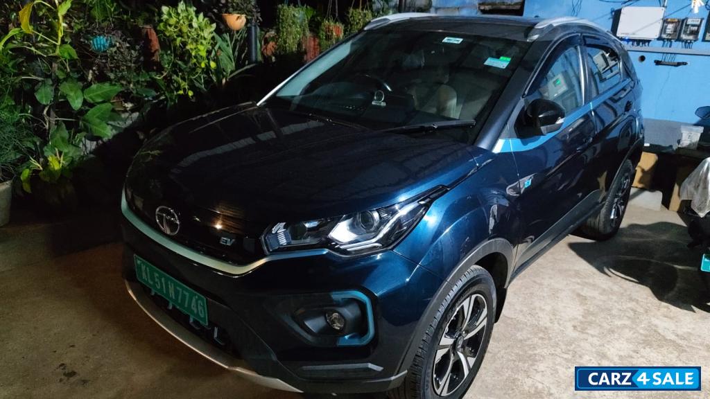 Teal Blue Tata Nexon ev2.0 xz+ lux
