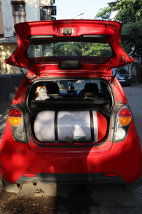 Red Chevrolet Beat LT