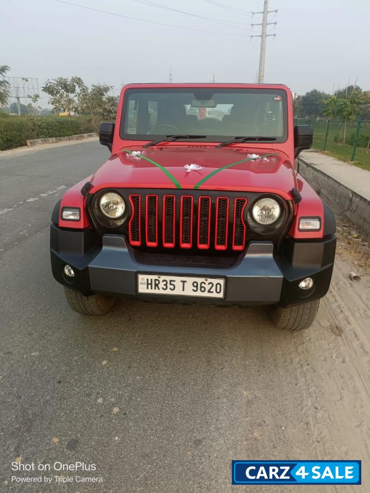Red Mahindra Thar LX 4X4 AT Hard Top