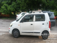 White Maruti Suzuki Wagon R Lxi cng