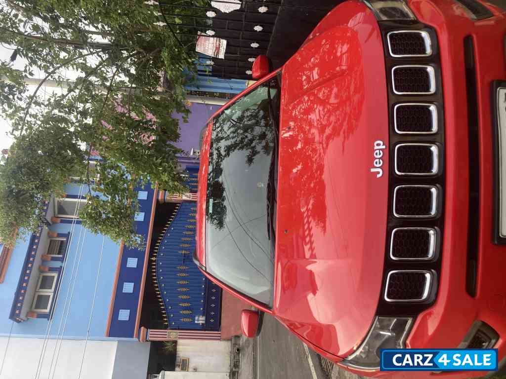 Ferrari Red Jeep Compass Sports