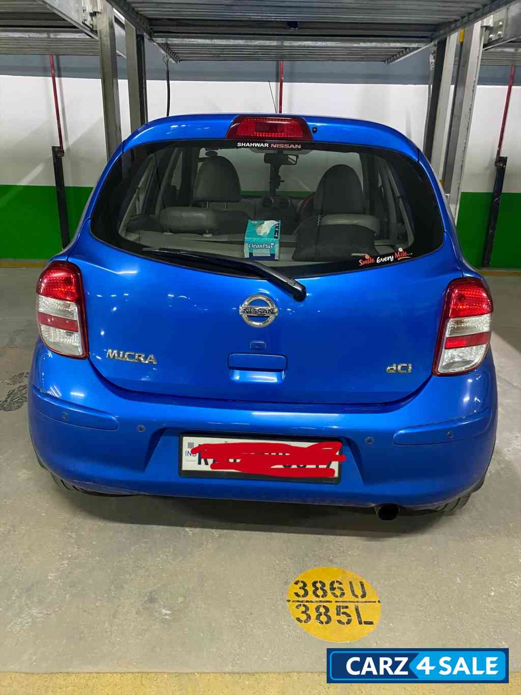 Metallic Blue Nissan Micra DCI