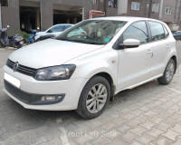 White Volkswagen Polo Highline