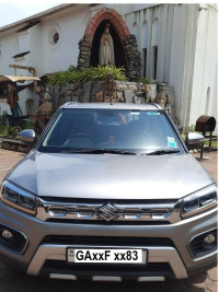 Silver Maruti Suzuki Vitara Brezza Zxi PLUS AT SMART HYBRID