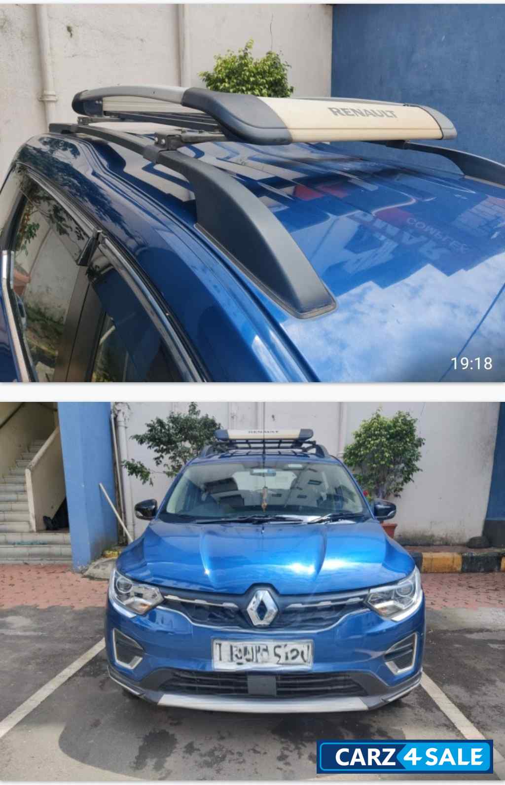 Electric Blue Renault Triber RXZ Petrol Easy R1 0L