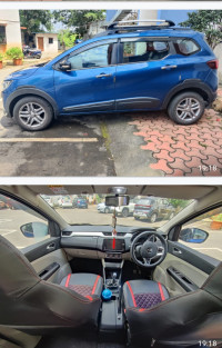 Electric Blue Renault Triber RXZ Petrol Easy R1 0L