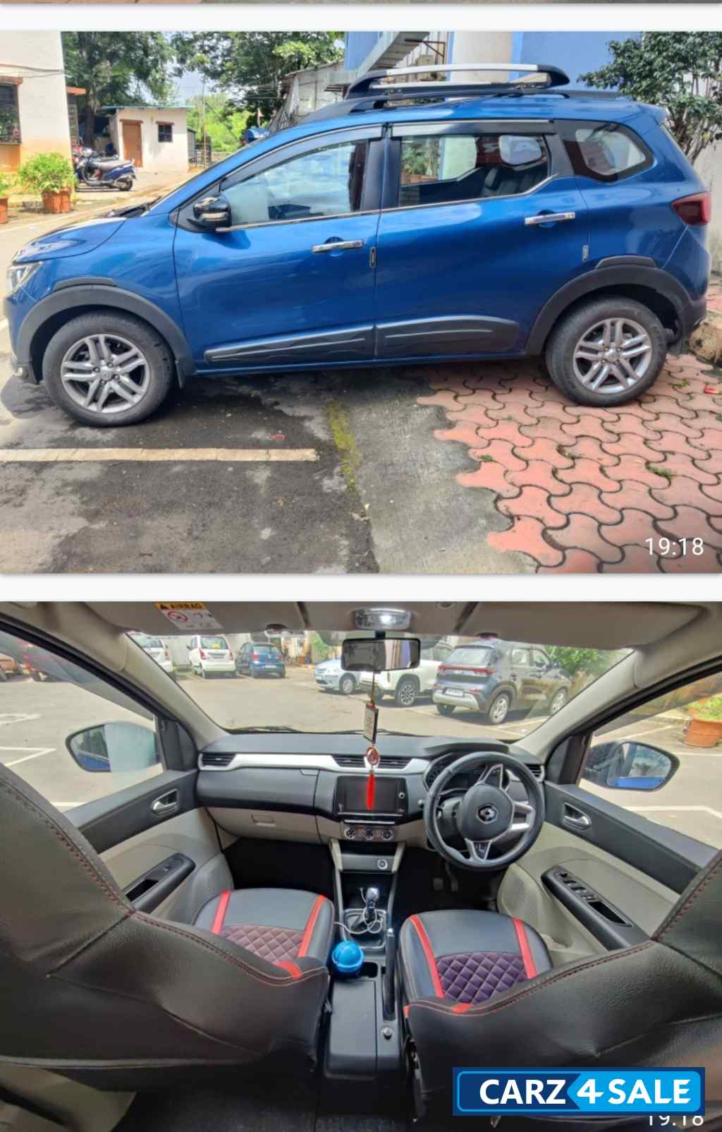 Electric Blue Renault Triber RXZ Petrol Easy R1 0L