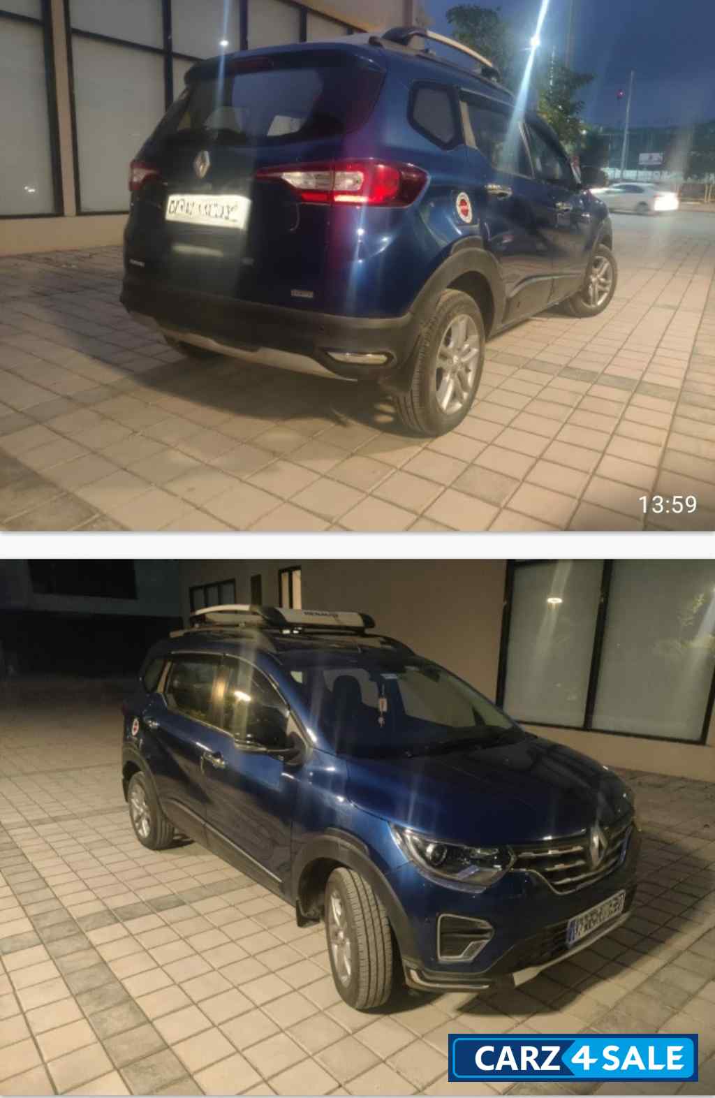 Electric Blue Renault Triber RXZ Petrol Easy R1 0L