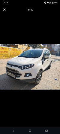White Ford Ecosport Trade + 1.5 petrol