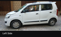 White Maruti Suzuki Wagon R Lxi cng